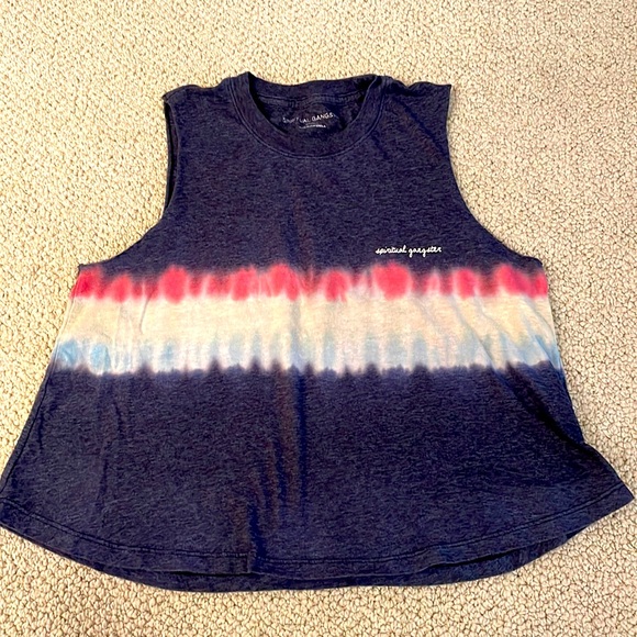Spiritual Gangster Tops - Spiritual Gangster Tie Dye Crop Tank